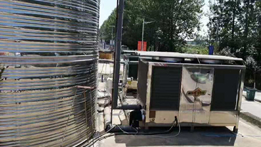 河南省平顶山市叶县洪庄杨乡村庄制冷供暖热水项目案例