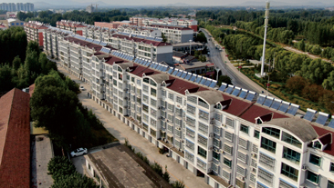 山东省新泰市羊流镇阳光小区住宅楼集中供暖项目案例