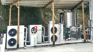 湖南省衡阳市衡山县衡山景区民宿冷暖热项目案例