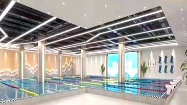 浙江省某专业恒温游泳馆泳池恒温项目案例