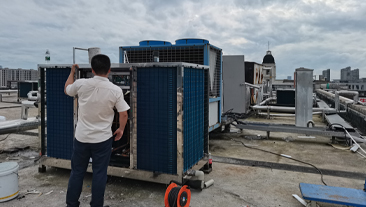 江苏省常州市水生一色足浴中心热水项目案例