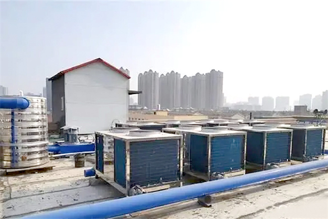 通达集团福建石狮生产基地采用碧涞空气能热泵热水机