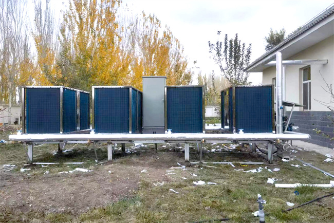 碧涞空气能热泵在新疆兵团第四师可克达拉市污水处理厂冬季供暖项目中的应用