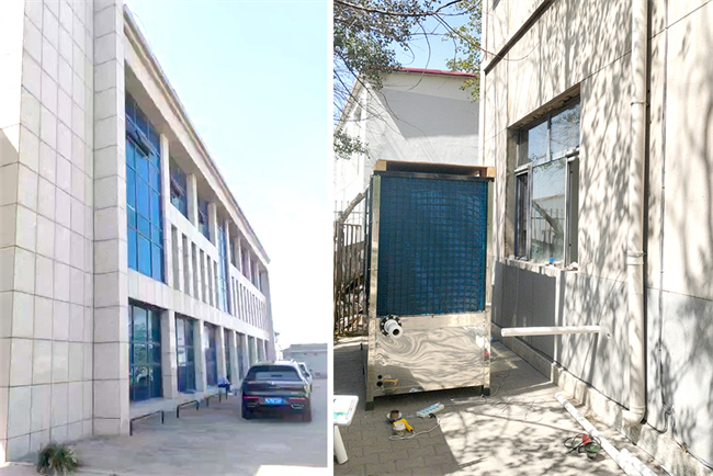 内蒙古乌海市海勃湾区世杰环保公司办公楼供暖项目：碧涞空气能热泵的实力展现